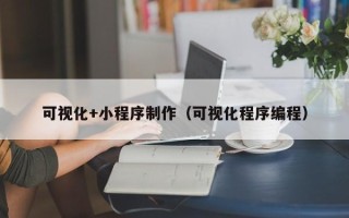 马鞍山可视化+小程序制作（可视化程序编程）